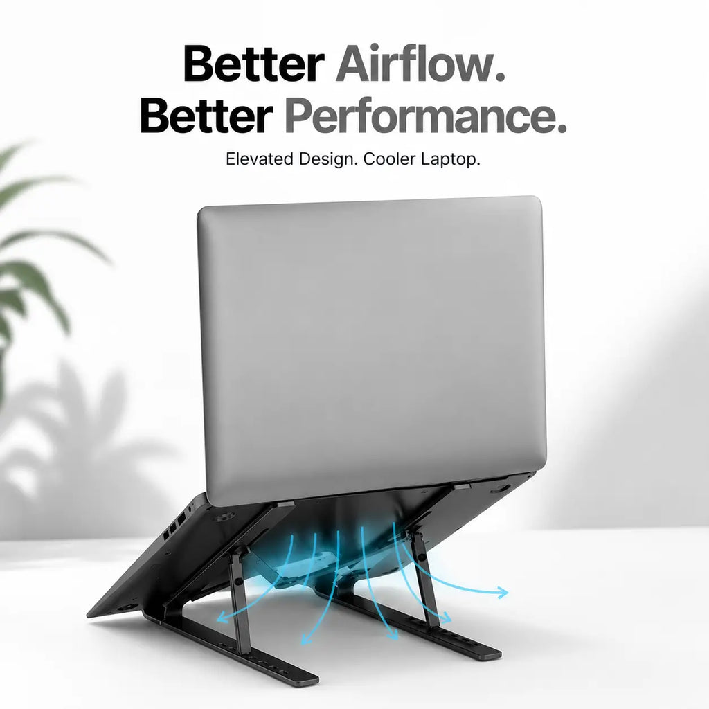 Desdet Rise | Adjustable Foldable Aluminium Laptop Stand